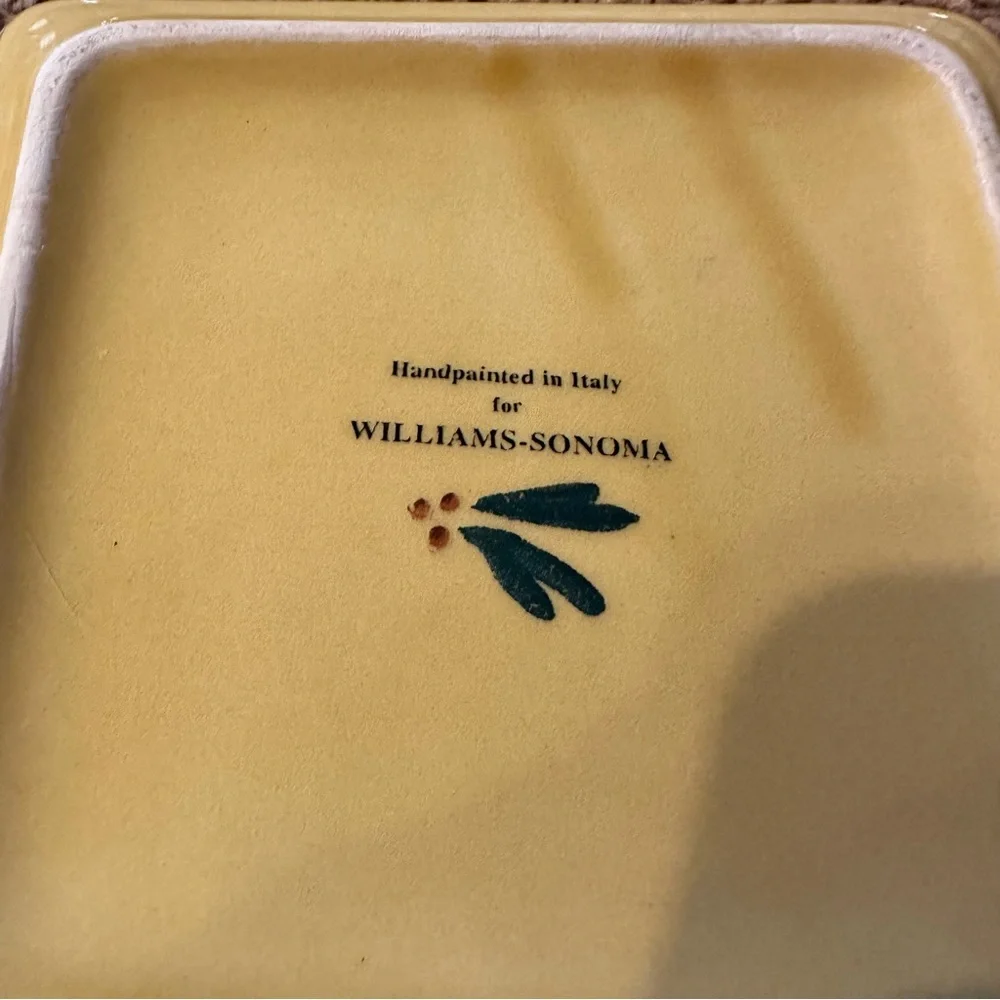 WILLIAMS SONOMA | APPETIZER PLATES (4)
